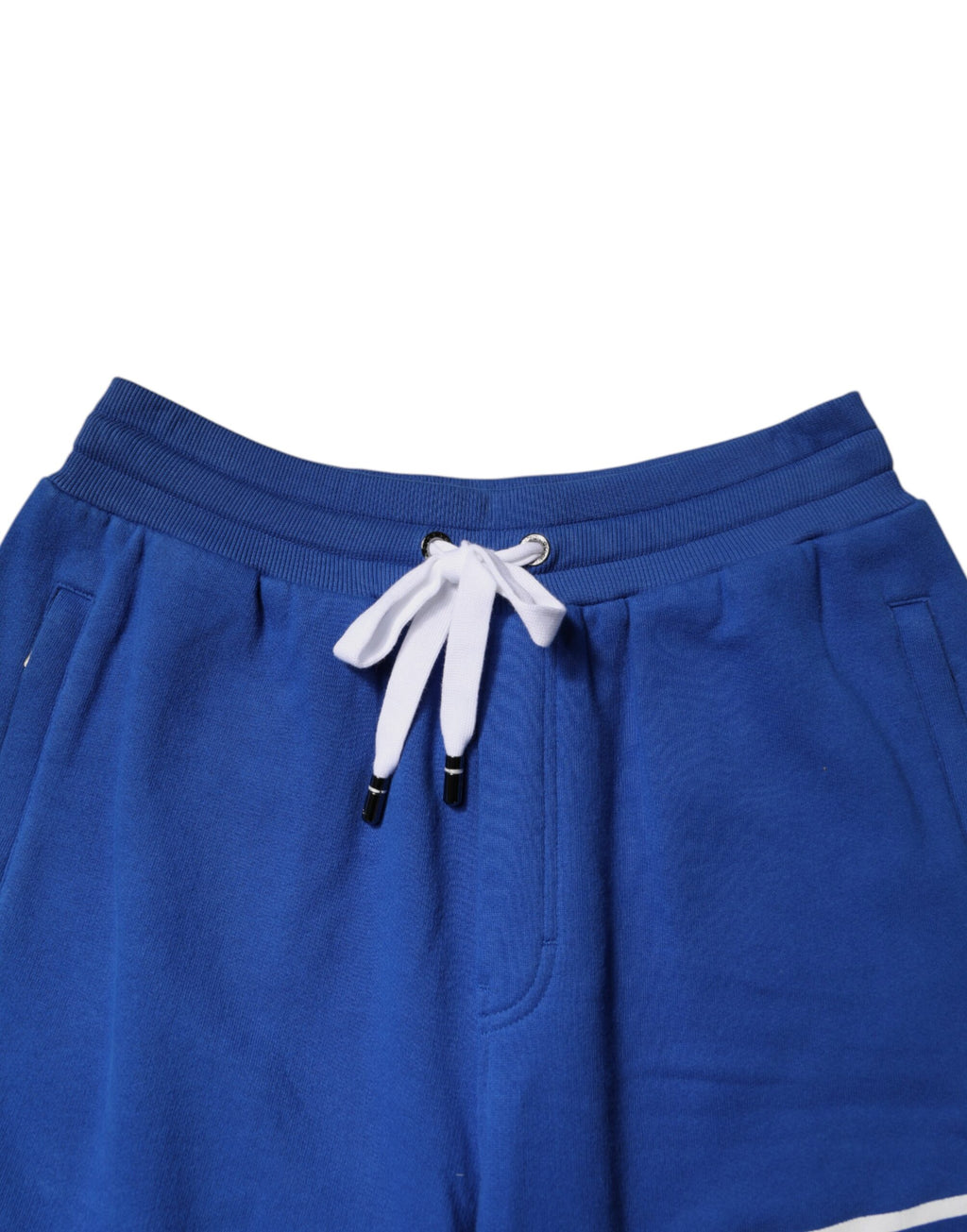 Blåa Bermuda-shorts med logotyp och bomull