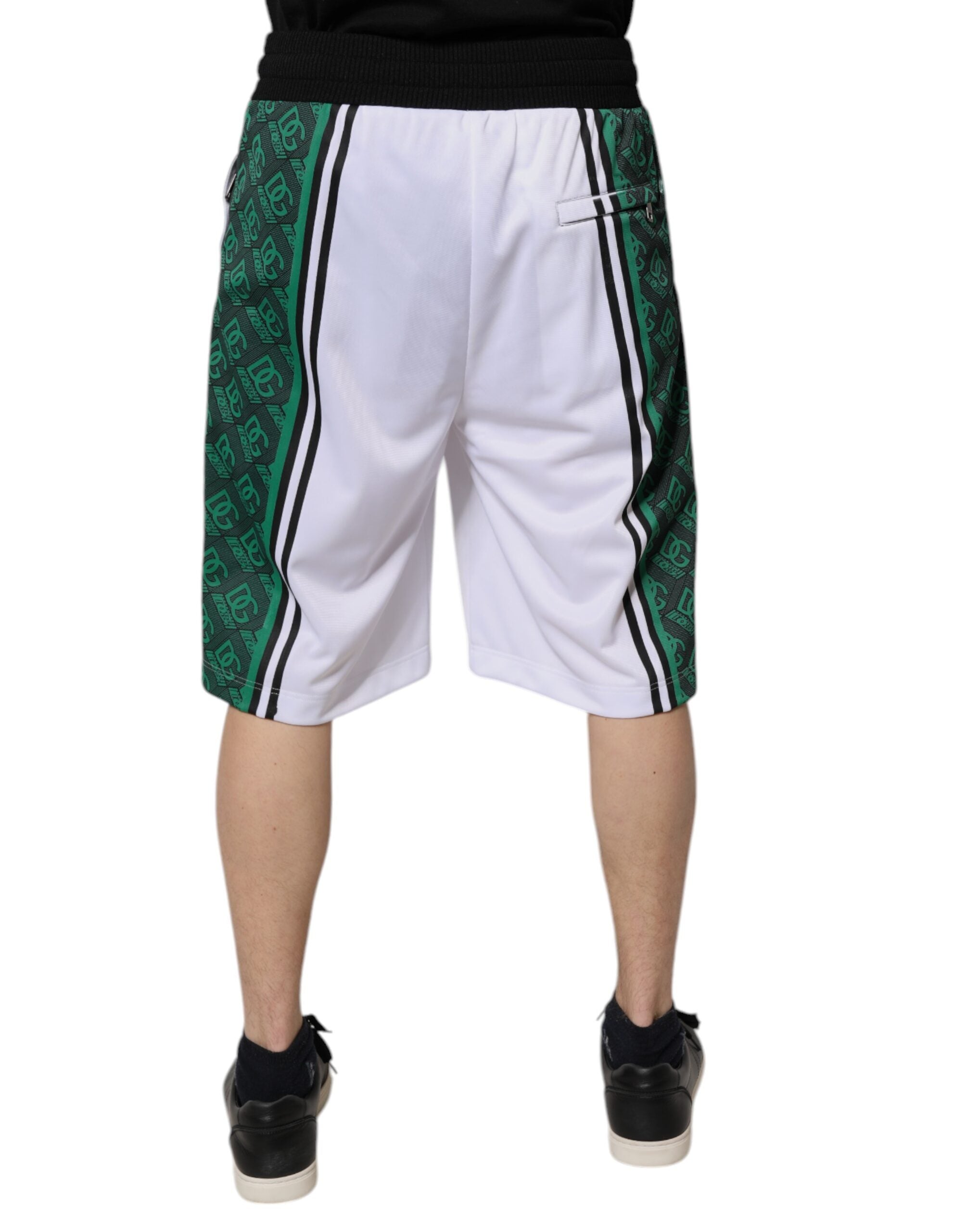 Vita Grön Herr Jersey Sweatshorts Shorts