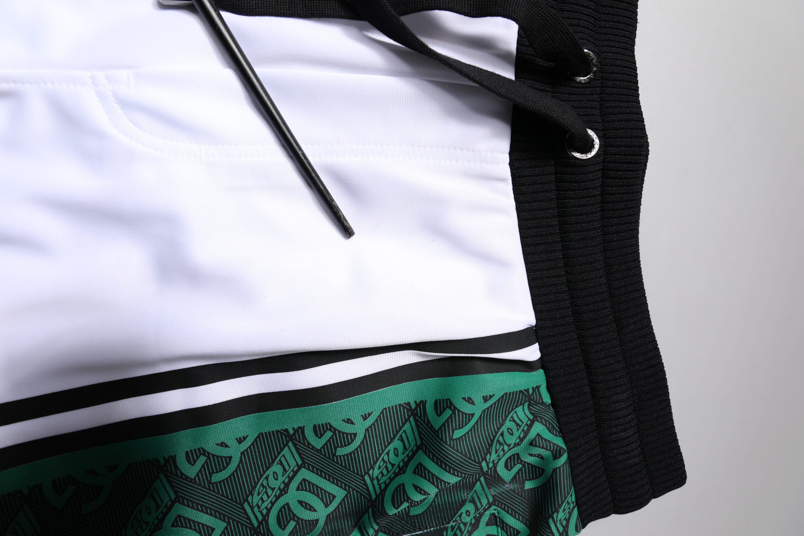 Vita Grön Herr Jersey Sweatshorts Shorts