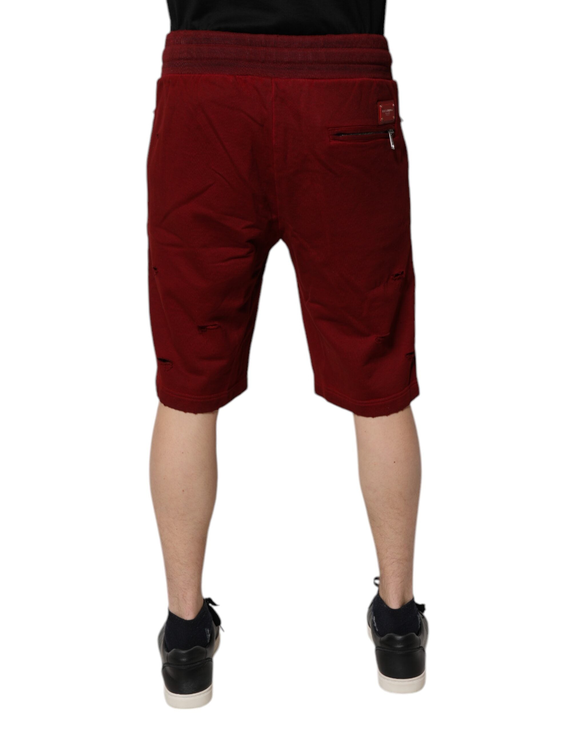 Bordeaux bomull Bermuda herr sweatshorts shorts