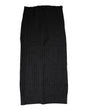 Dolce & Gabbana Black Cashmere Knitted Neck Warmer Foulard Scarf