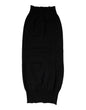 Dolce & Gabbana Black Cashmere Knitted Neck Warmer Foulard Scarf