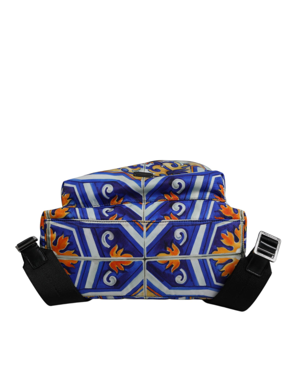 Flerfarget Majolica-trykk Nylon reiseryggsekkveske