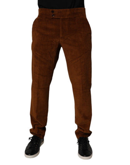 Dolce &amp; Gabbana Mörkbruna skinny jeans i manchester i bomull