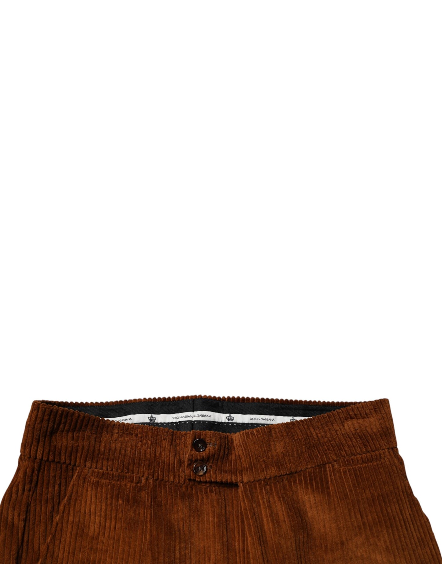 Dolce &amp; Gabbana Mörkbruna skinny jeans i manchester i bomull