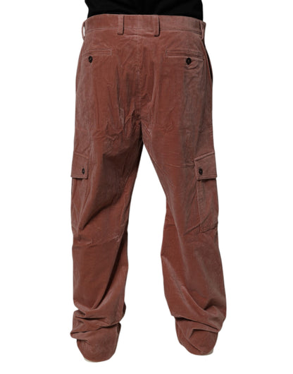 Dolce &amp; Gabbana Bruna Corduroy Bomull Cargo Herrjeans