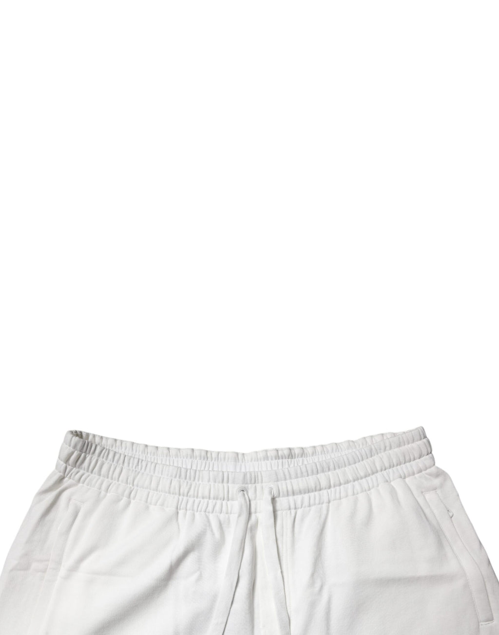 Vita bomullsshorts för män Bermudashorts