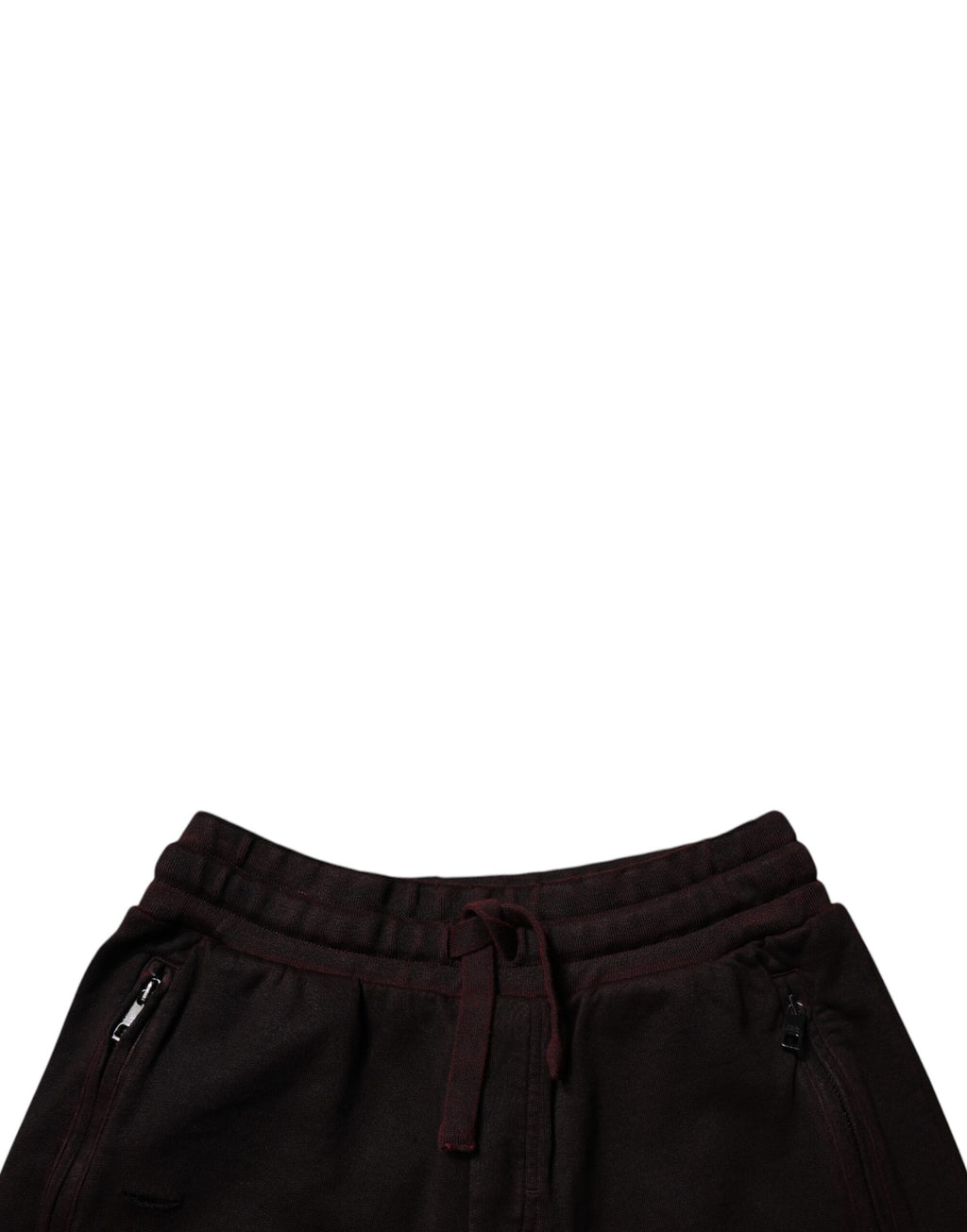 Rödbruna bomullsshorts för män Bermudashorts