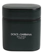 Dolce & Gabbana Green Calfskin Leather Logo Print Flip Holder Airpods Case