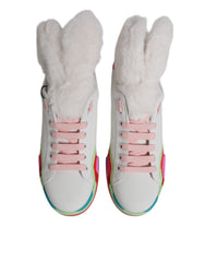 Dolce & Gabbana Multicolor Low Top Trainers Sneakers Shoes