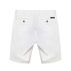 Dolce & Gabbana White Cotton Bermuda Shorts