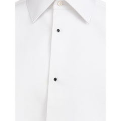 Dolce & Gabbana White Cotton Dress Shirt