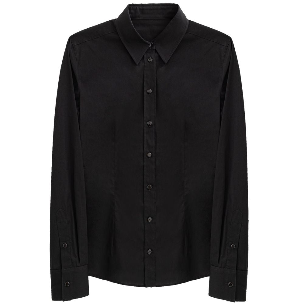 Dolce &amp; Gabbana svart bomullsskjorta