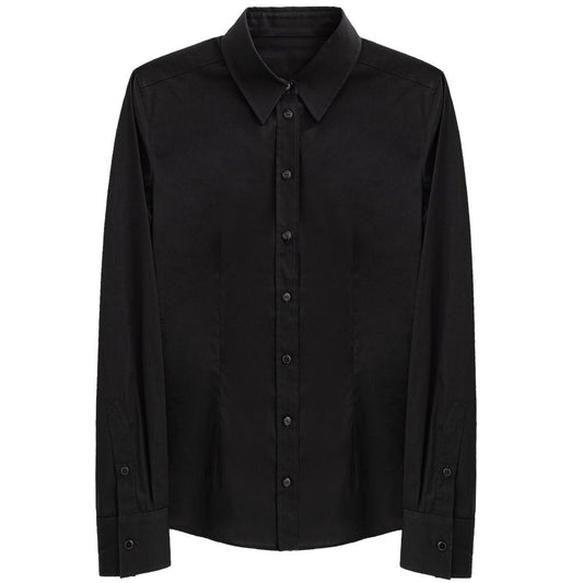 Dolce &amp; Gabbana svart bomullsskjorta