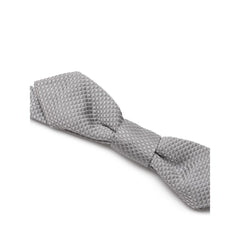 Dolce & Gabbana Gray Silk Bowtie