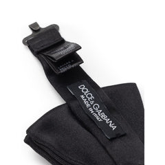 Dolce & Gabbana Black Silk Bowtie