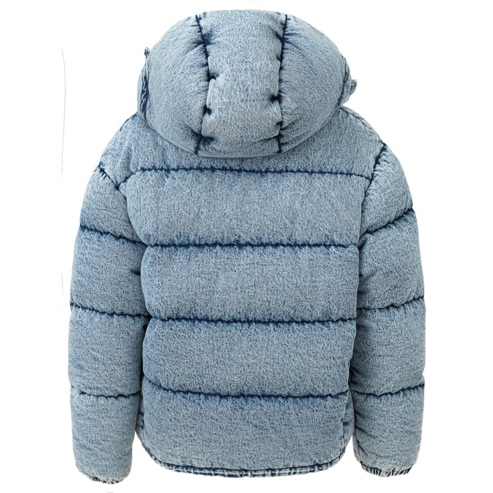 Miu Miu Blå Polyesterjackor &amp; Kappa