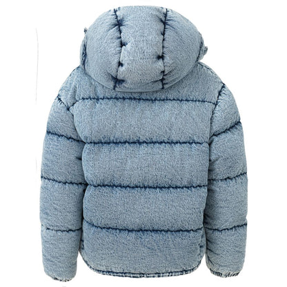 Miu Miu Blå Polyesterjackor &amp; Kappa