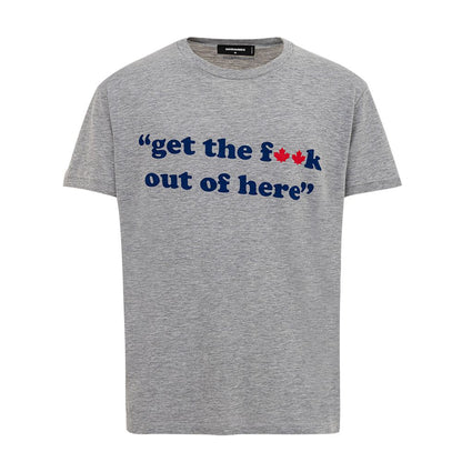 Dsquared² Grå Bomulls-T-shirt