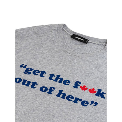 Dsquared² Grå Bomulls-T-shirt