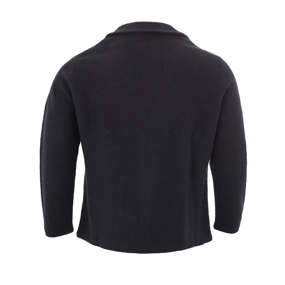 Elegant blå ulljacka för män