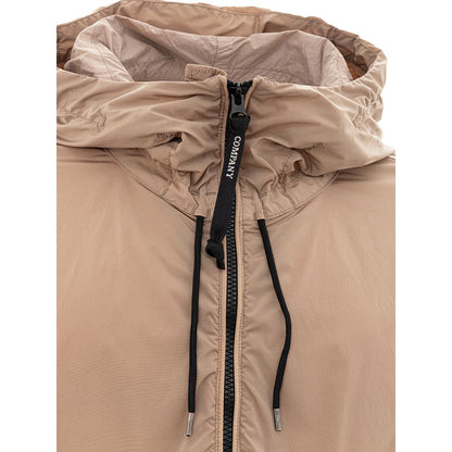 CP Company Elevated Urban Style Beige Polyamidjakke