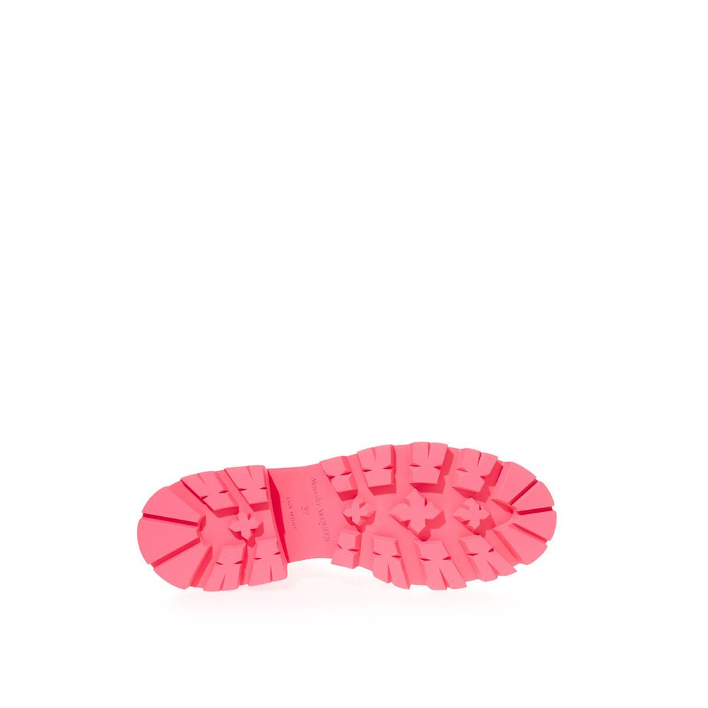 Eleganta svarta läderstövlar