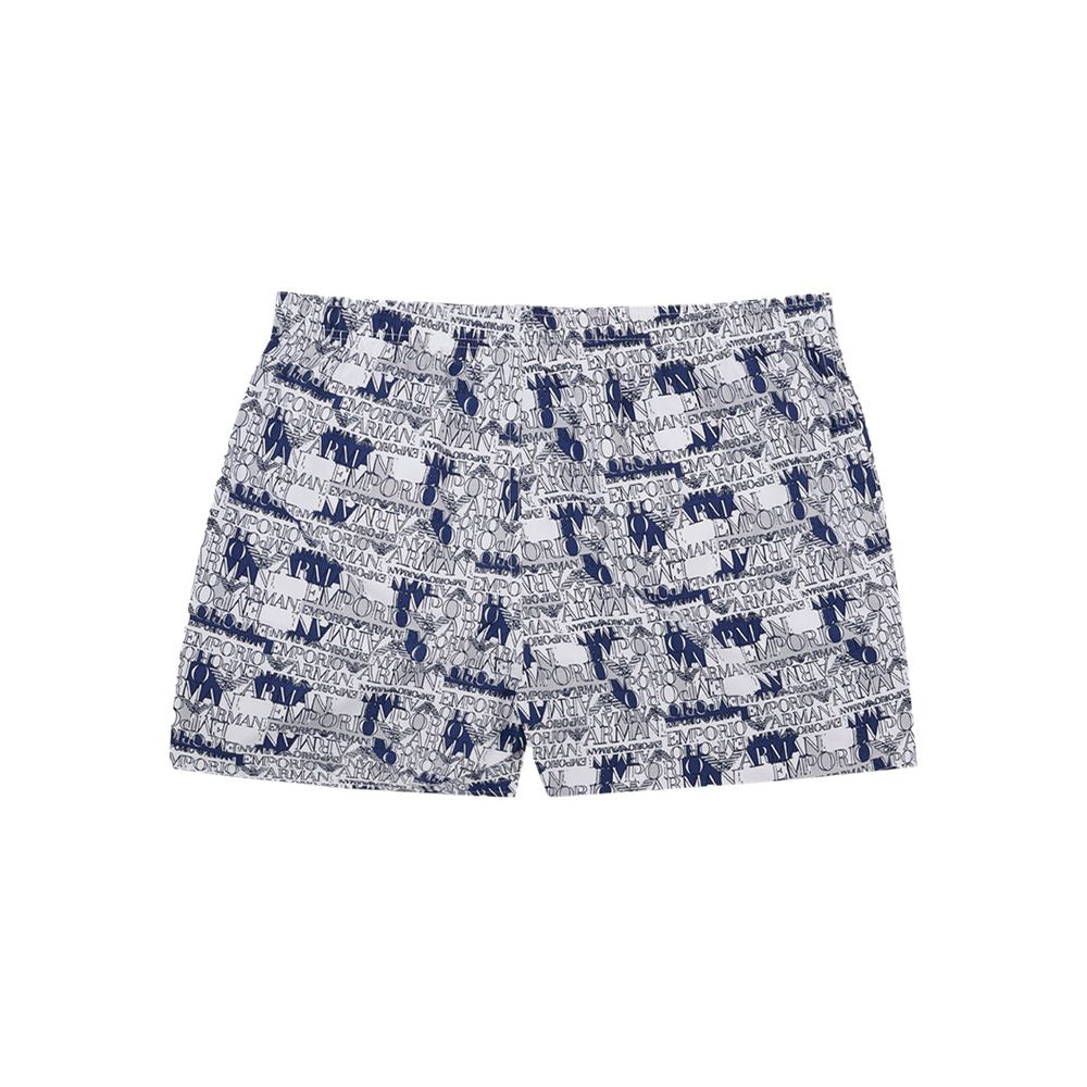 Eleganta vita badshorts i polyester