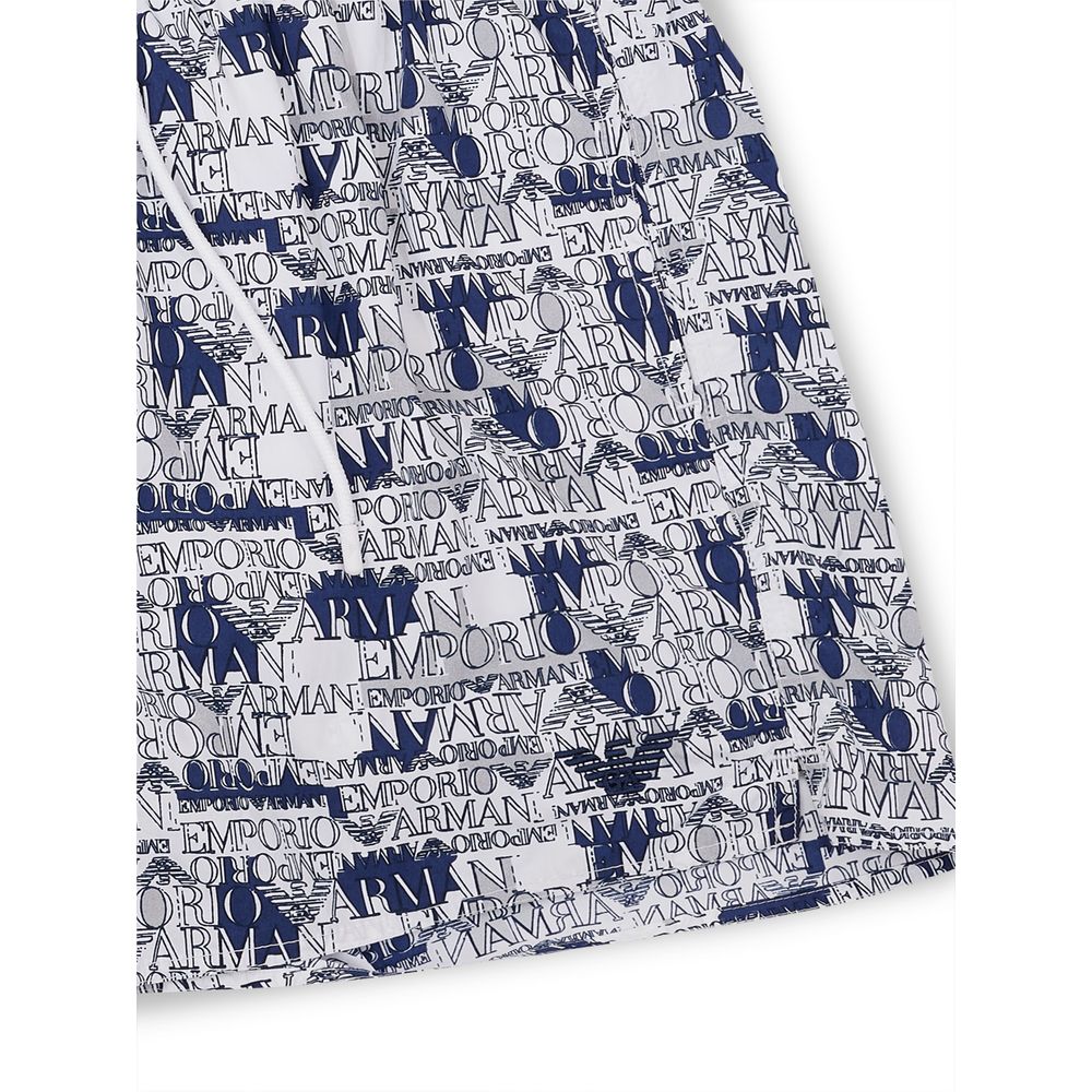 Eleganta vita badshorts i polyester