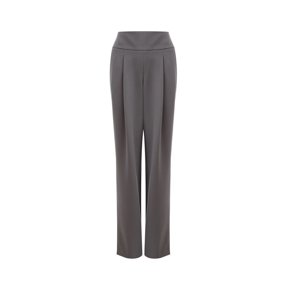 Eleganta grå ullbyxor för sofistikerad stil
