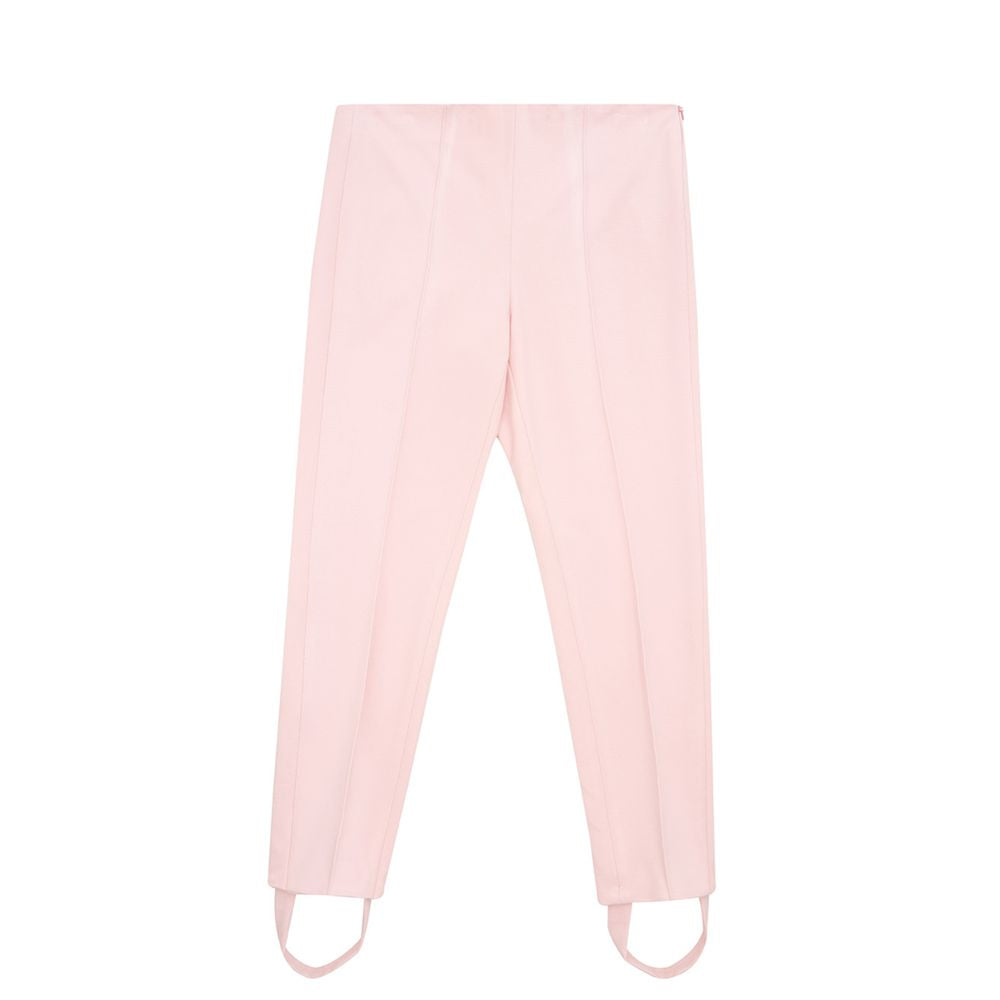 Eleganta rosa viskosbyxor för en elegant stil