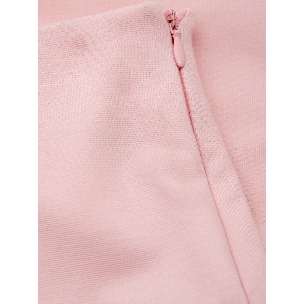 Eleganta rosa viskosbyxor för en elegant stil