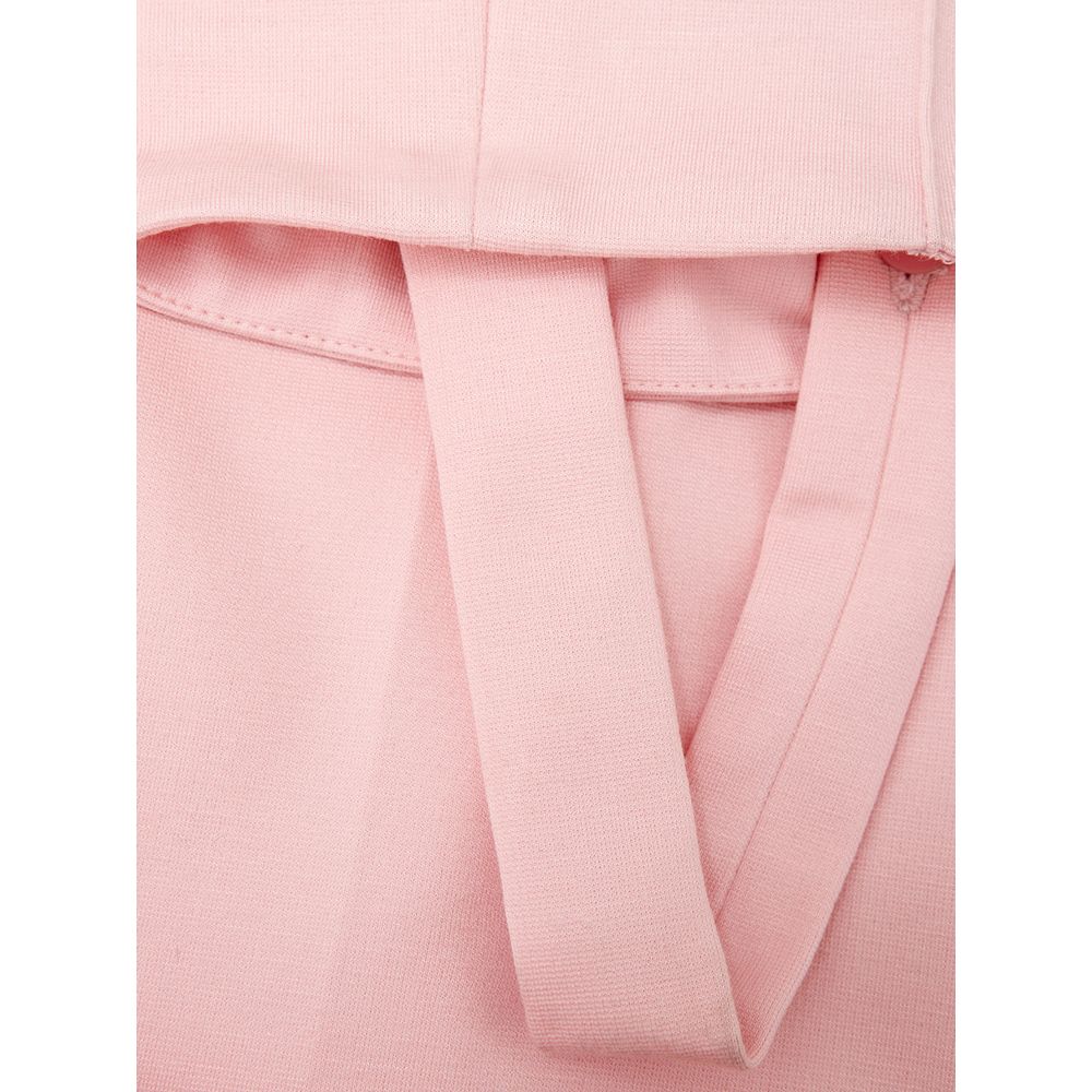 Eleganta rosa viskosbyxor för en elegant stil