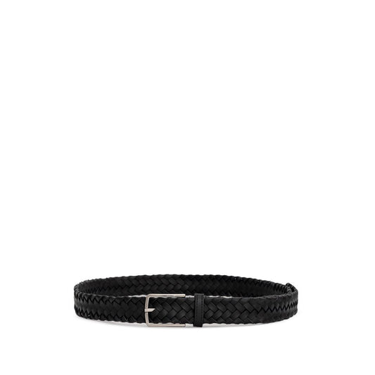 Bottega Veneta svart läderbälte