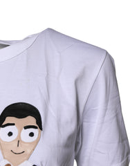 Dolce & Gabbana White #DGFamily Cotton Crew Neck T-shirt