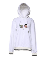 Dolce & Gabbana White #DGFamily Hooded Sweatshirt Sweater