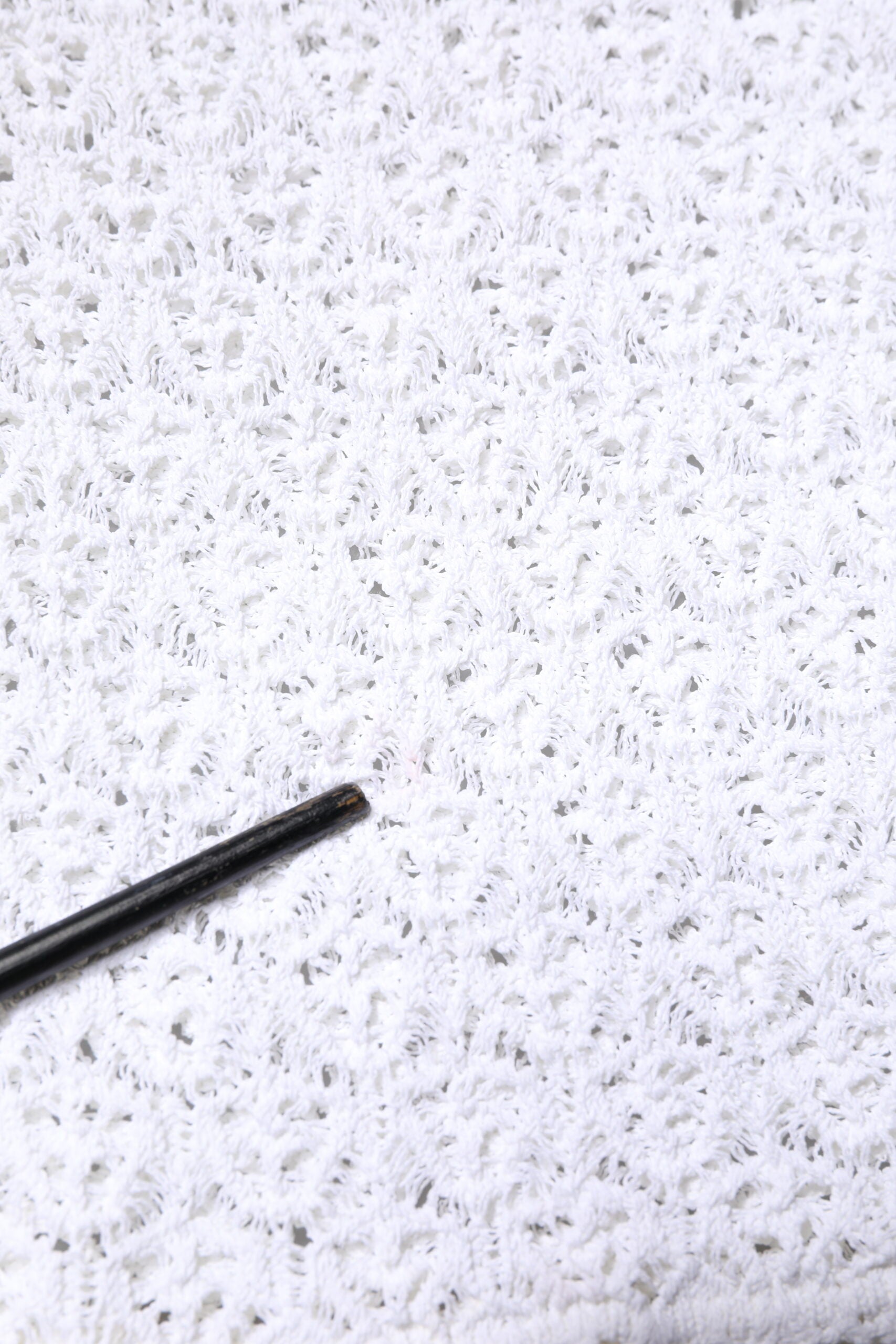 Dolce & Gabbana White Viscose Short Sleeve Crochet Top