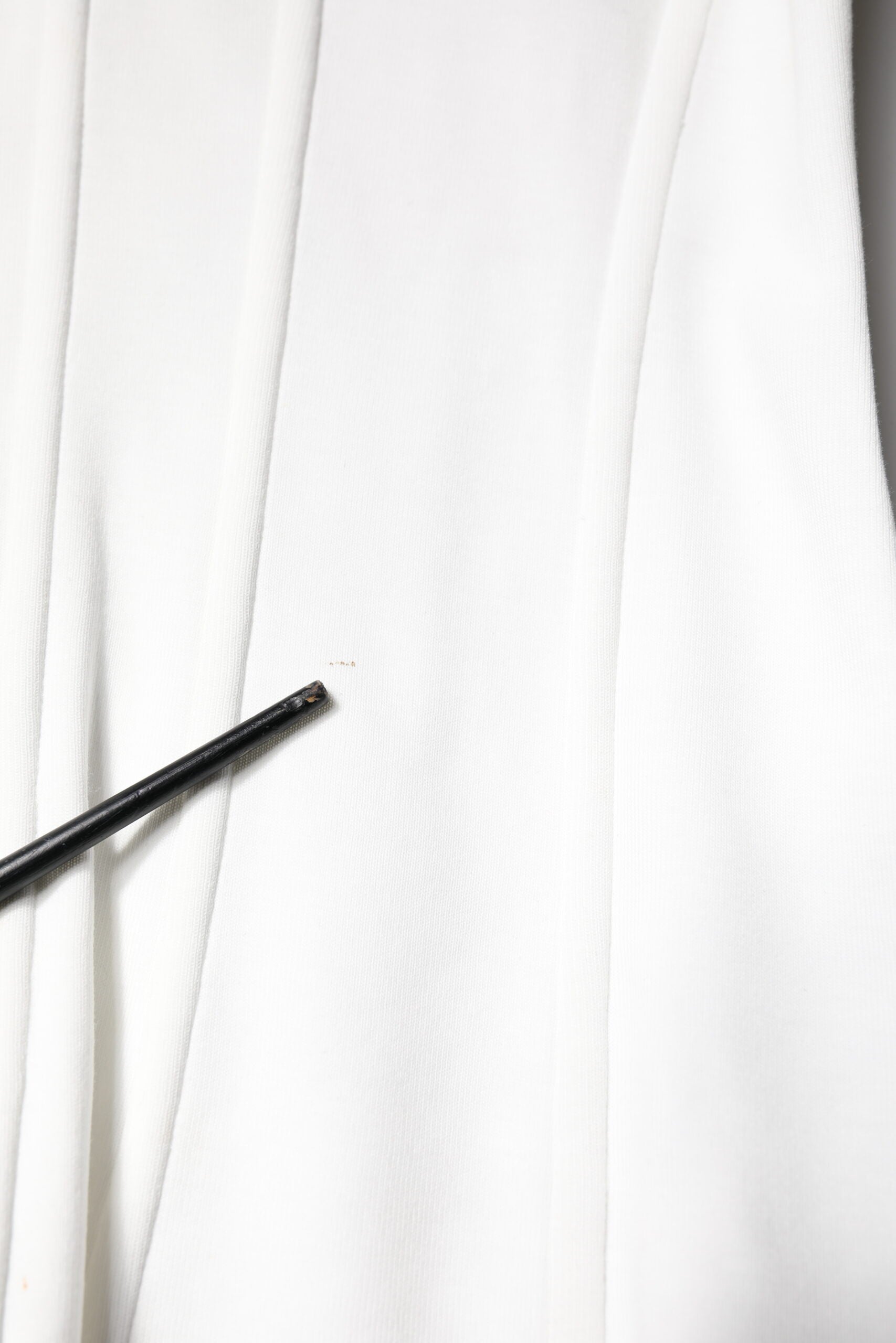 Dolce & Gabbana White Cotton Blend 3/4 Sleeves Blouse Top