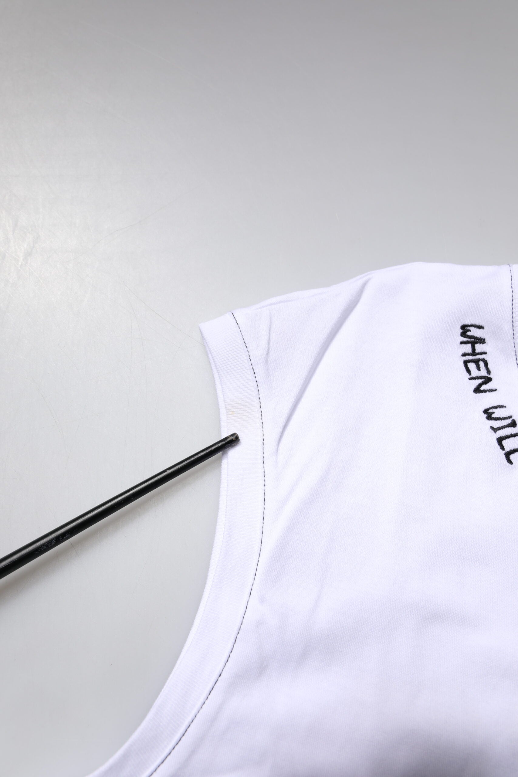 Dolce & Gabbana White Cotton Sleeveless Printed Tank T-shirt