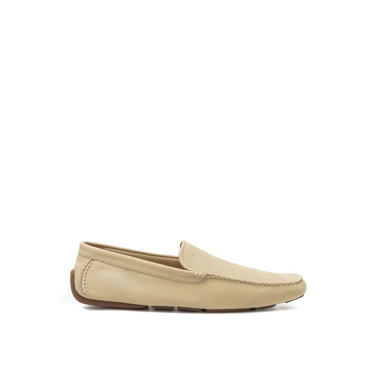 Bally Beige Lädermockasin
