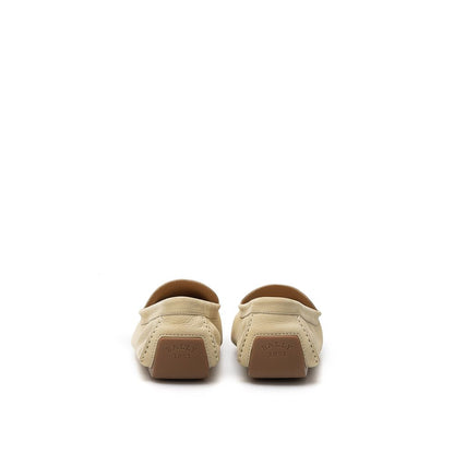 Bally Beige Lädermockasin