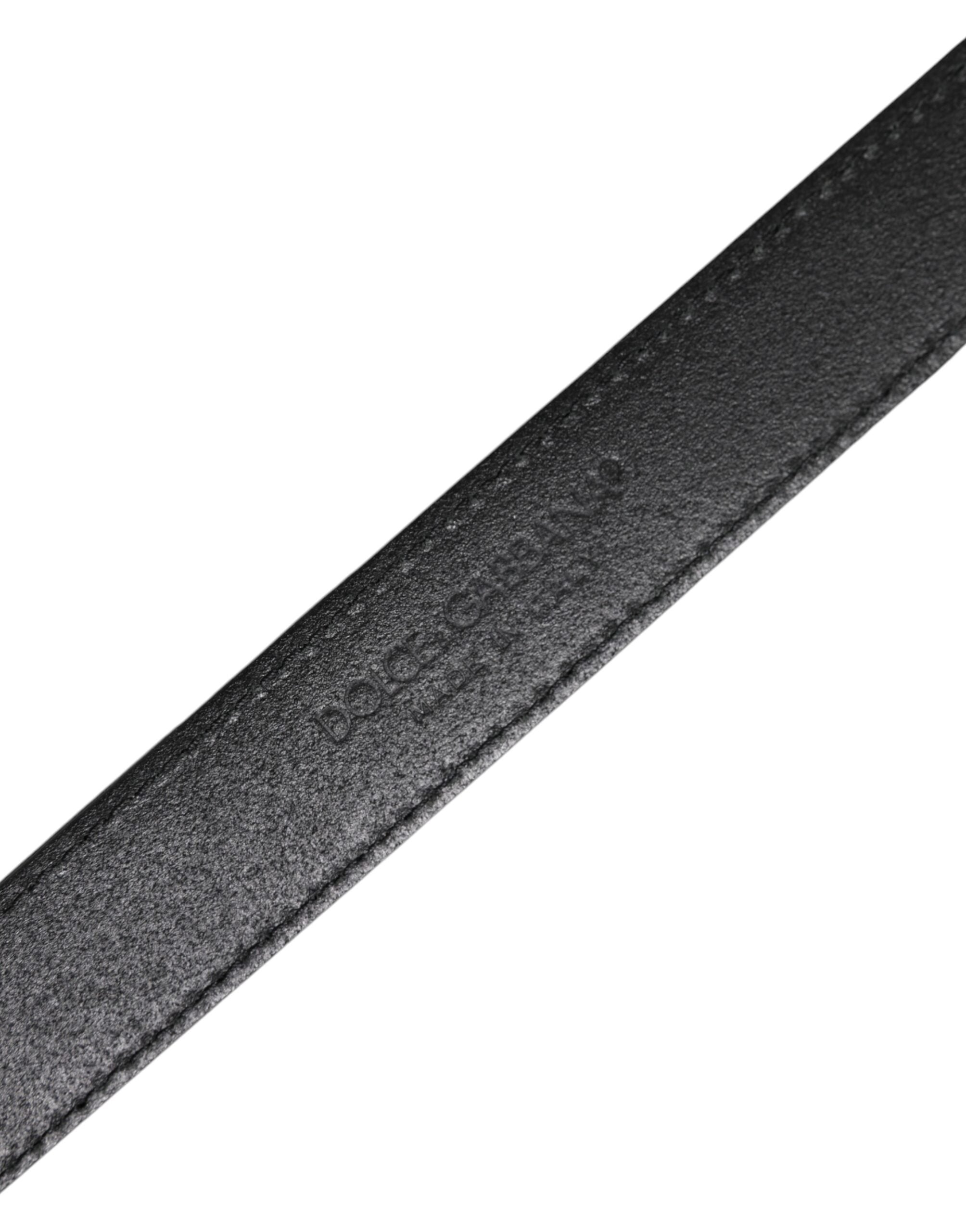 Flerfarget jacquard-skinnbelte med logospenne