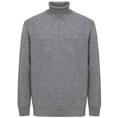 Cruciani Gray Cashmere Turtleneck