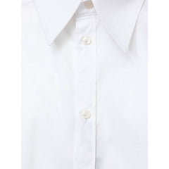 Dolce & Gabbana White Cotton Dress Shirt