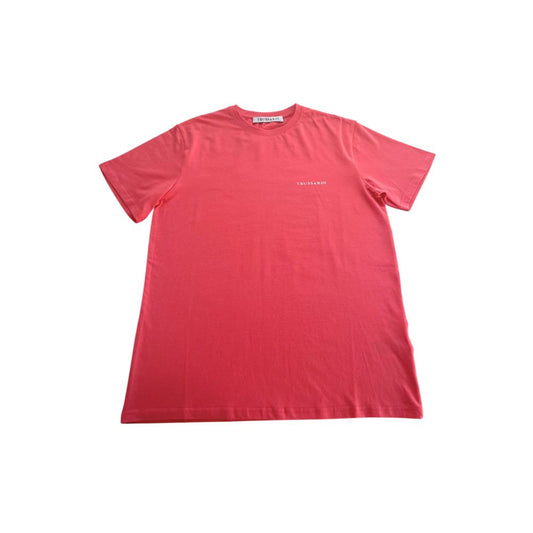 Trussardi Beachwear rød bomulls-T-skjorte for menn