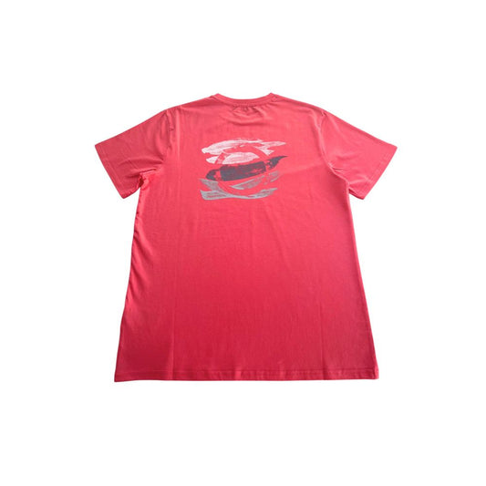 Trussardi Beachwear rød bomulls-T-skjorte for menn