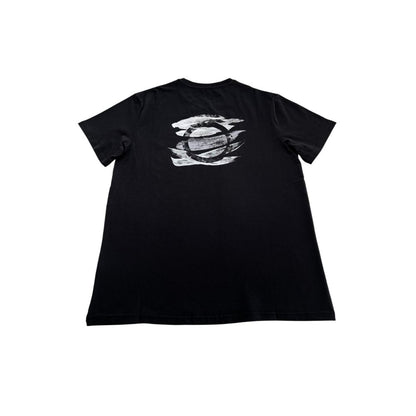 Trussardi Beachwear svart bomulls-T-skjorte for menn