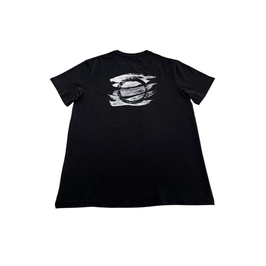 Trussardi Beachwear svart bomulls-T-skjorte for menn
