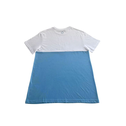 Trussardi Beachwear Lyseblå Bomull Herre T-skjorte