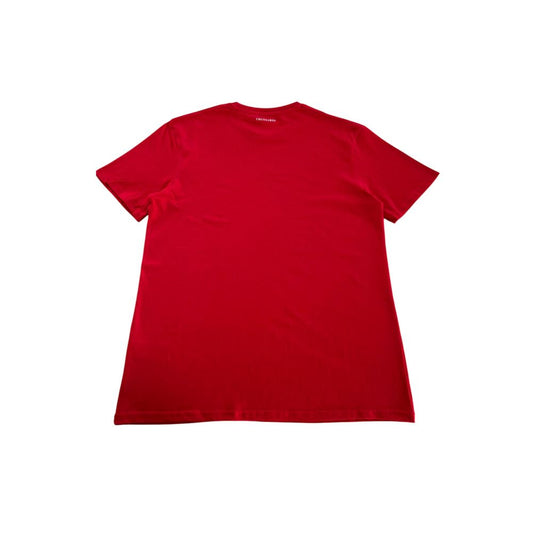 Trussardi Beachwear "Rød bomulls-T-skjorte for menn"